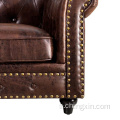 Chaise de bras Chesterfield Tinfted Canapé en gros meubles